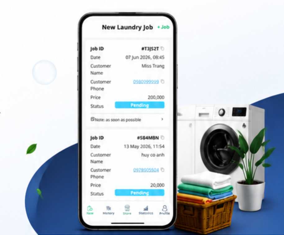 Giat xong la bao mobile app